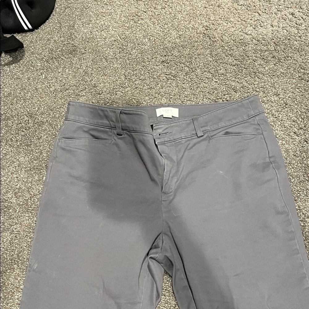 LOFT Women’s Gray Chinos